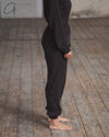 BASERANGE Loose-fitting sports casual pants Made in Portugal BAS-FSPRI000-HEI Black FSP FSPRI000